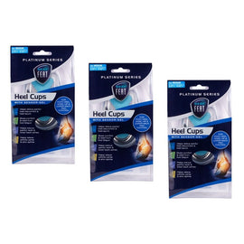 Neat Feat Gel Heel Cups Medium Pack of 3