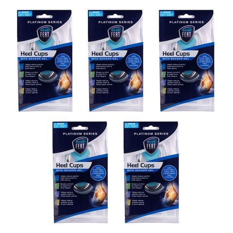 Neat Feat Gel Heel Cups Medium Pack of 5