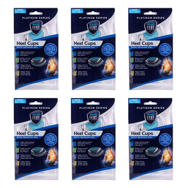 Neat Feat Gel Heel Cups Medium Pack of 6