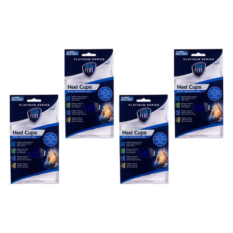 Neat Feat Gel Heel Cups Large Pack of 4