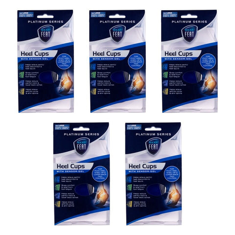 Neat Feat Gel Heel Cups Large Pack of 5
