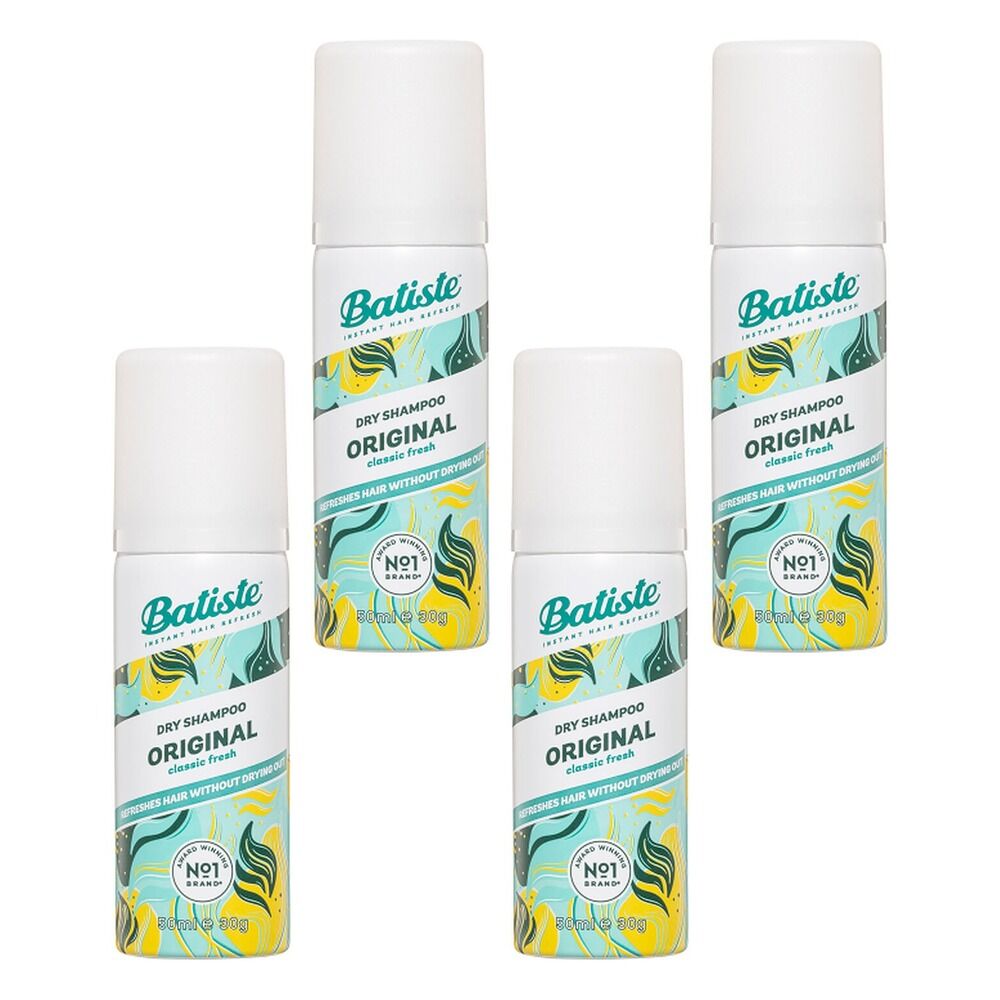Batiste Original Dry Shampoo 50mL Pack of 4