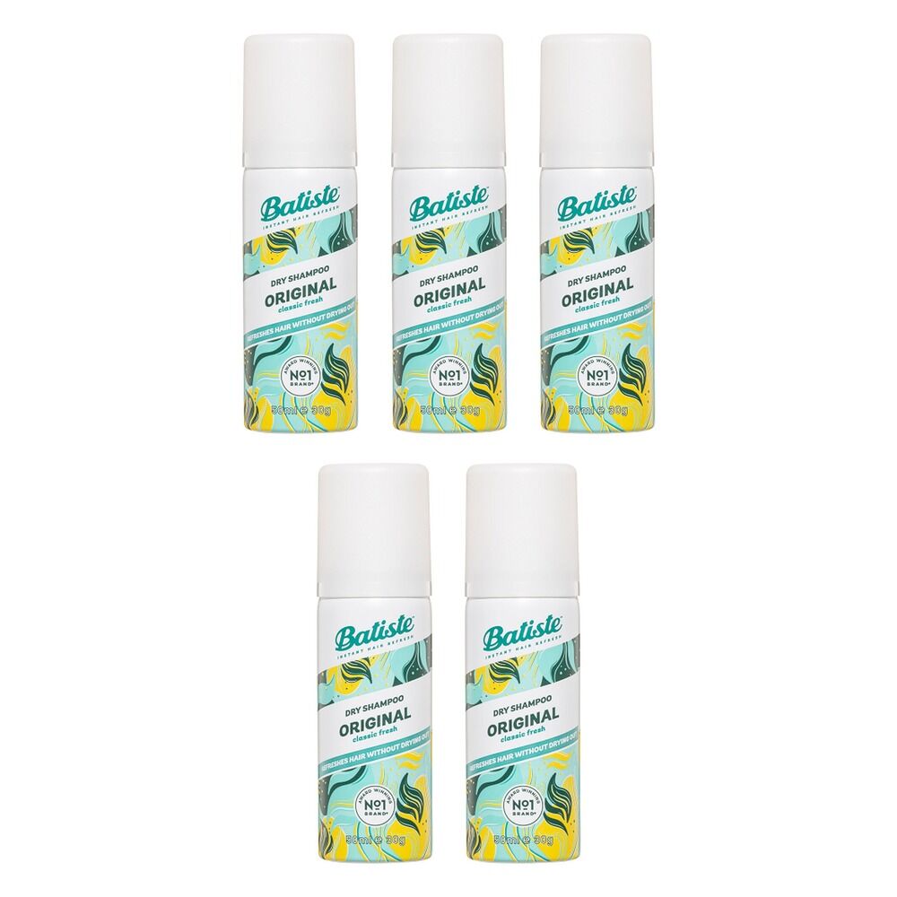 Batiste Original Dry Shampoo 50mL Pack of 5