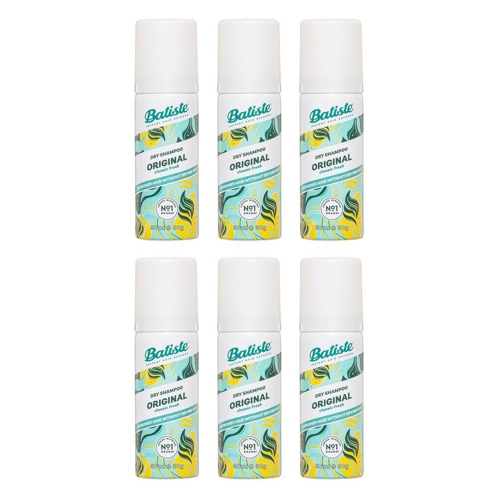 Batiste Original Dry Shampoo 50mL Pack of 6