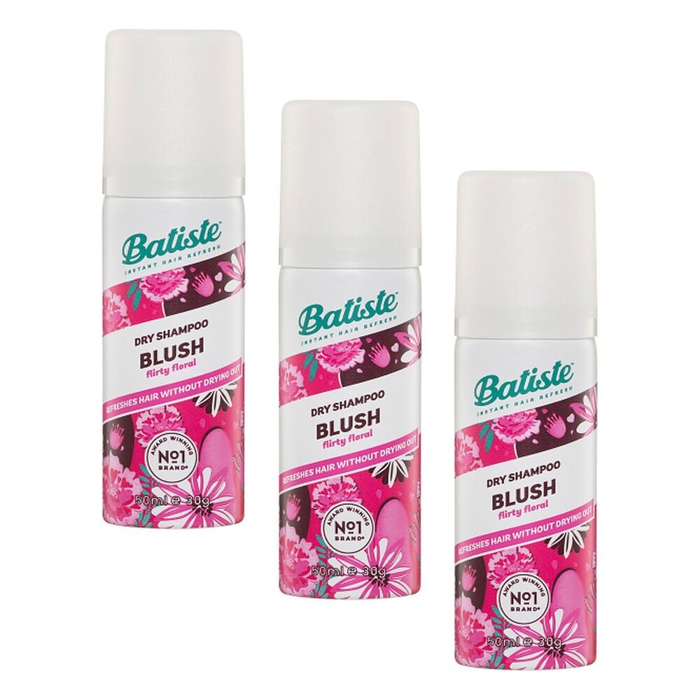 Batiste Blush Dry Shampoo 50mL Pack of 3