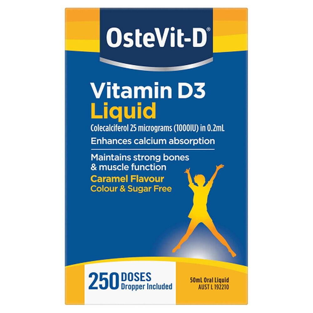 Ostevit D Vitamin D3 Liquid 1000IU 50mL