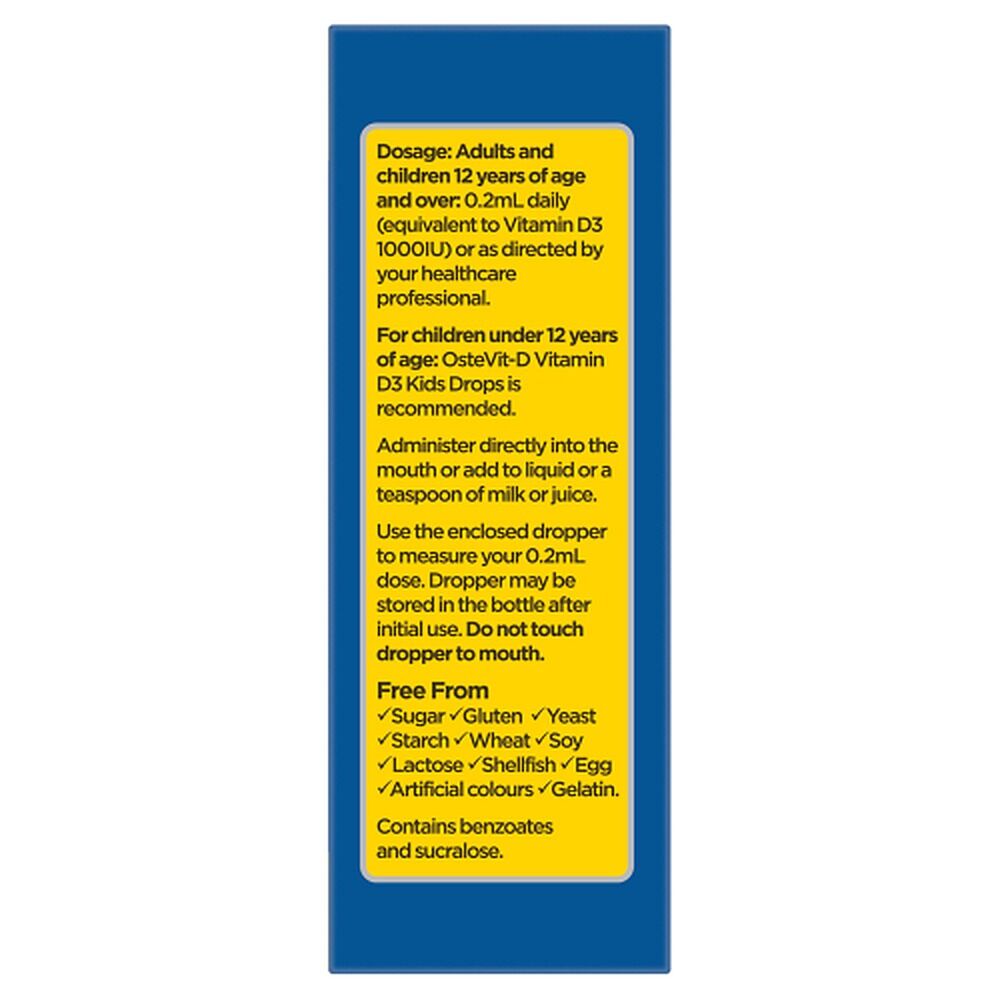 Ostevit D Vitamin D3 Liquid 1000IU 50mL