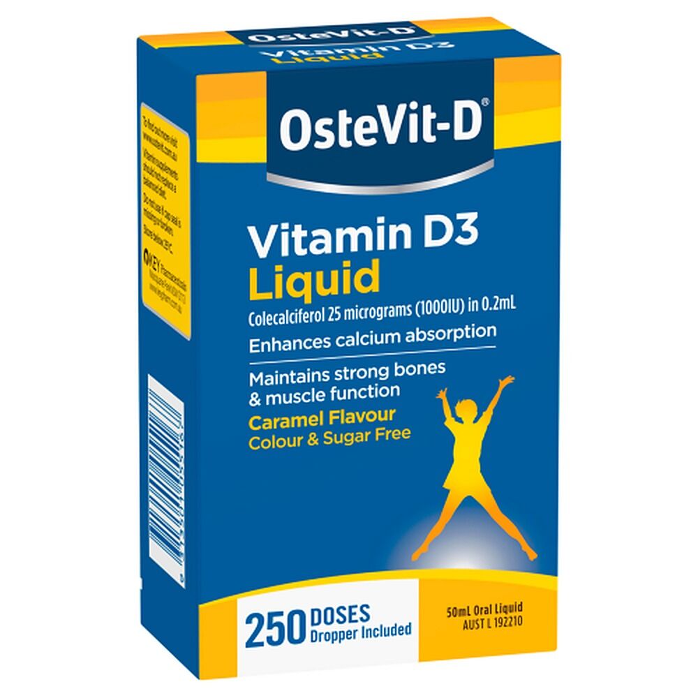 Ostevit D Vitamin D3 Liquid 1000IU 50mL