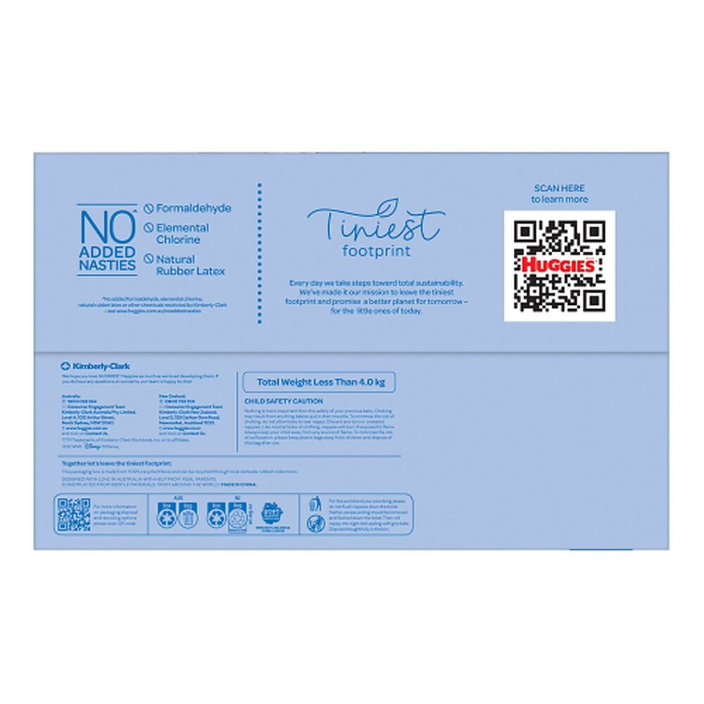 Huggies Jumbo UltraDry Nappies Crawler Boy 90 Pack