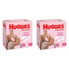 Huggies Jumbo UltraDry Nappies Crawler Girl 90 Pack Bundle of 2