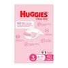 Huggies Jumbo UltraDry Nappies Crawler Girl 90 Pack