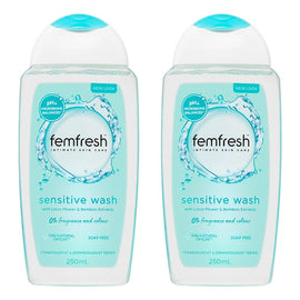 Femfresh Sensitive Wash 250mL Pack of 2