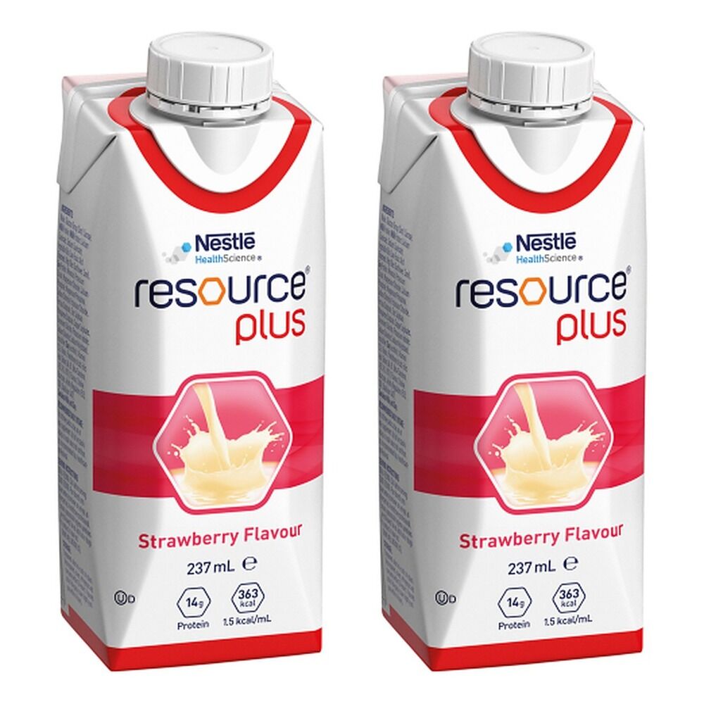 Resource Plus Strawberry 237mL Pack of 2