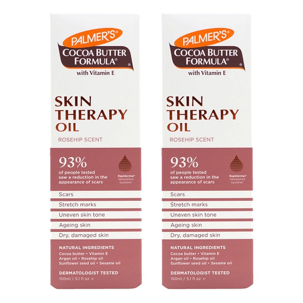 Palmer's Cocoa Butter Rosehip Skin Therapy Oil 150mL Pack of 2