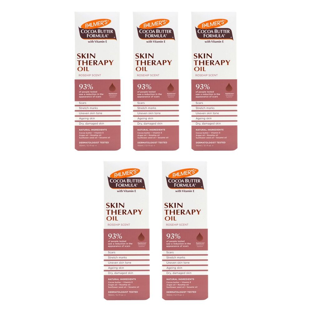 Palmer's Cocoa Butter Rosehip Skin Therapy Oil 150mL Pack of 5