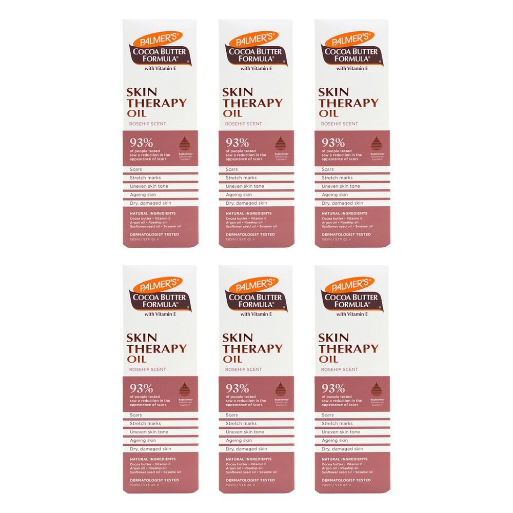 Palmer's Cocoa Butter Rosehip Skin Therapy Oil 150mL Pack of 6