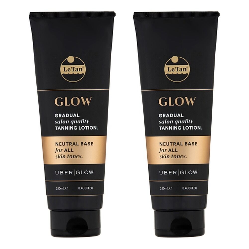 Le Tan Glow Gradual Tanning Lotion 250mL Pack of 2