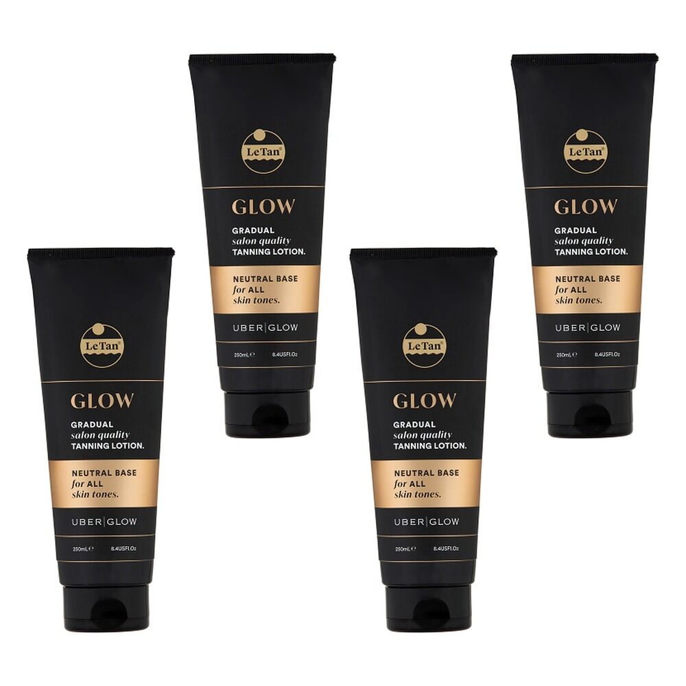 Le Tan Glow Gradual Tanning Lotion 250mL Pack of 4