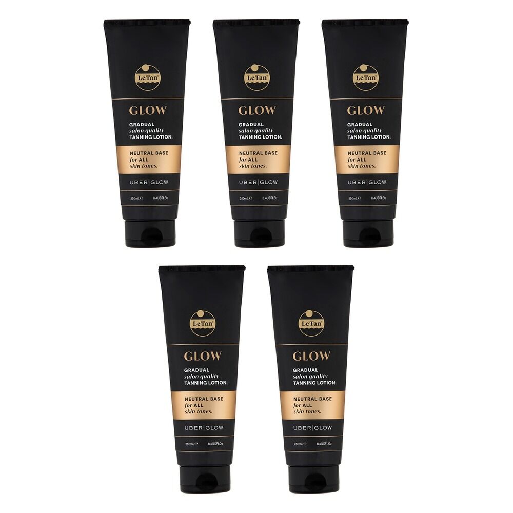 Le Tan Glow Gradual Tanning Lotion 250mL Pack of 5