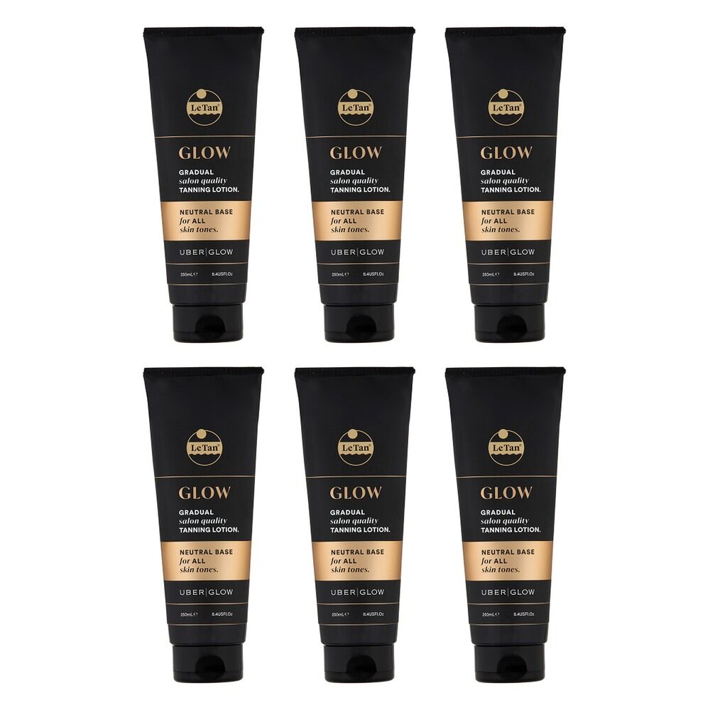 Le Tan Glow Gradual Tanning Lotion 250mL Pack of 6