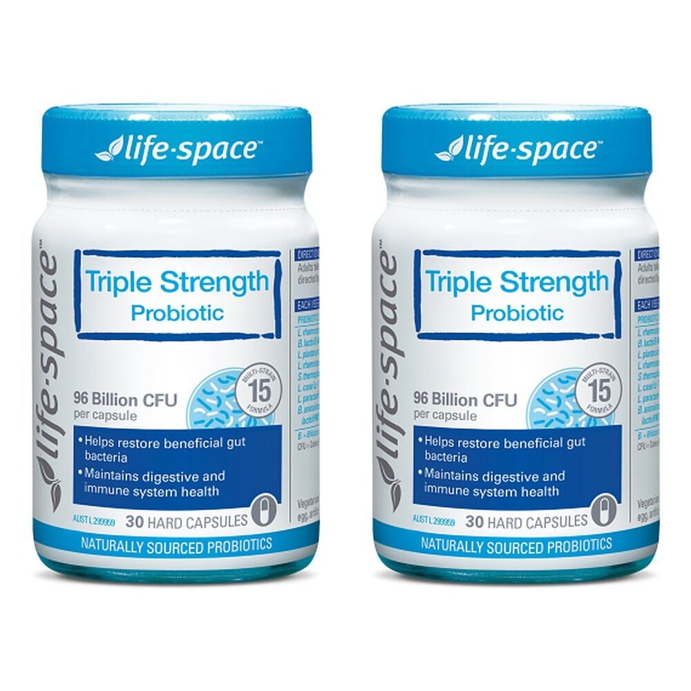 Life-Space Triple Strength Probiotic 30 Capsules Pack of 2
