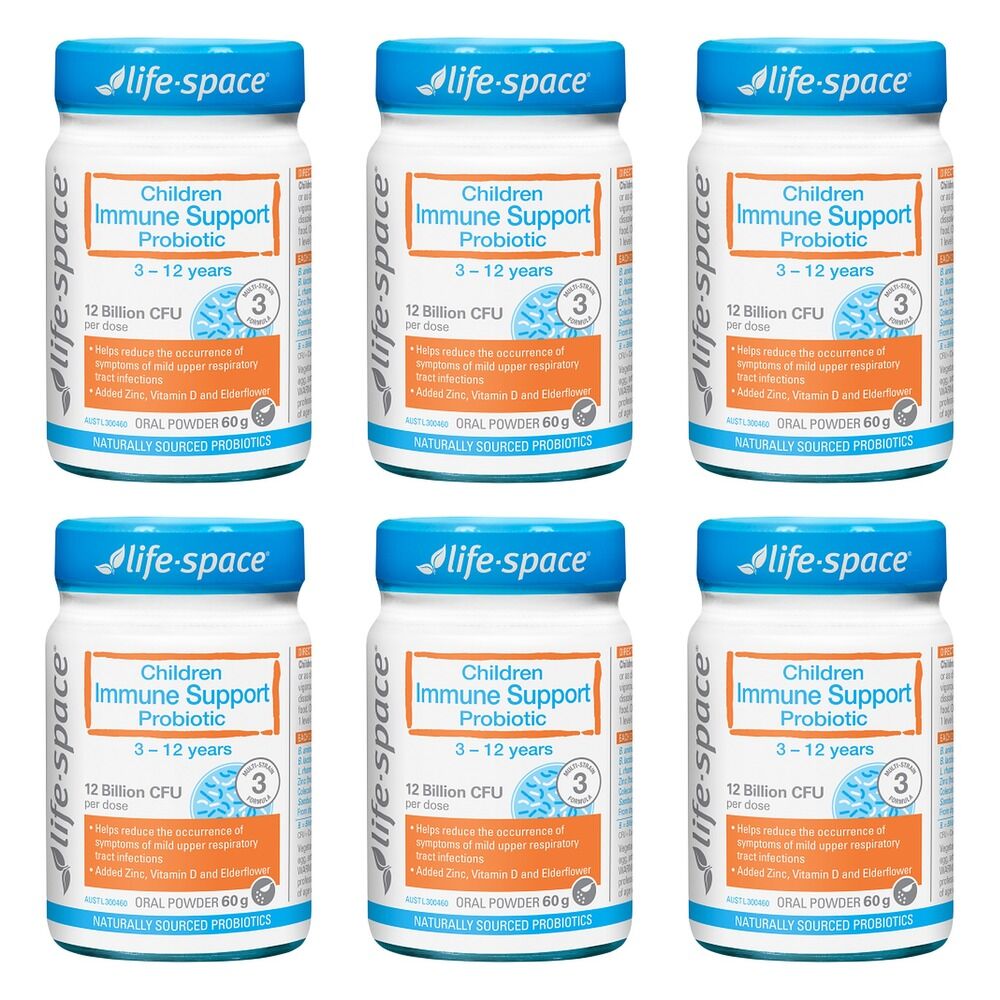 Life-Space Children Immune Support Probiotic 3-12 Years 60g Pack of 6