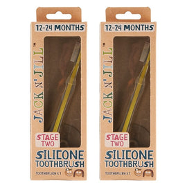 Jack N' Jill Silicone Toothbrush Pack of 2