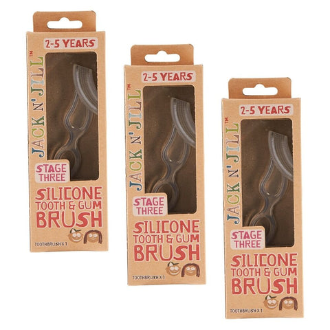 Jack N' Jill Tooth & Gum Brush Pack of 3