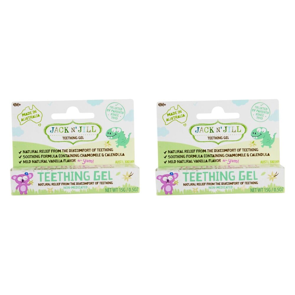 Jack N' Jill Teething Gel 15g Pack of 2