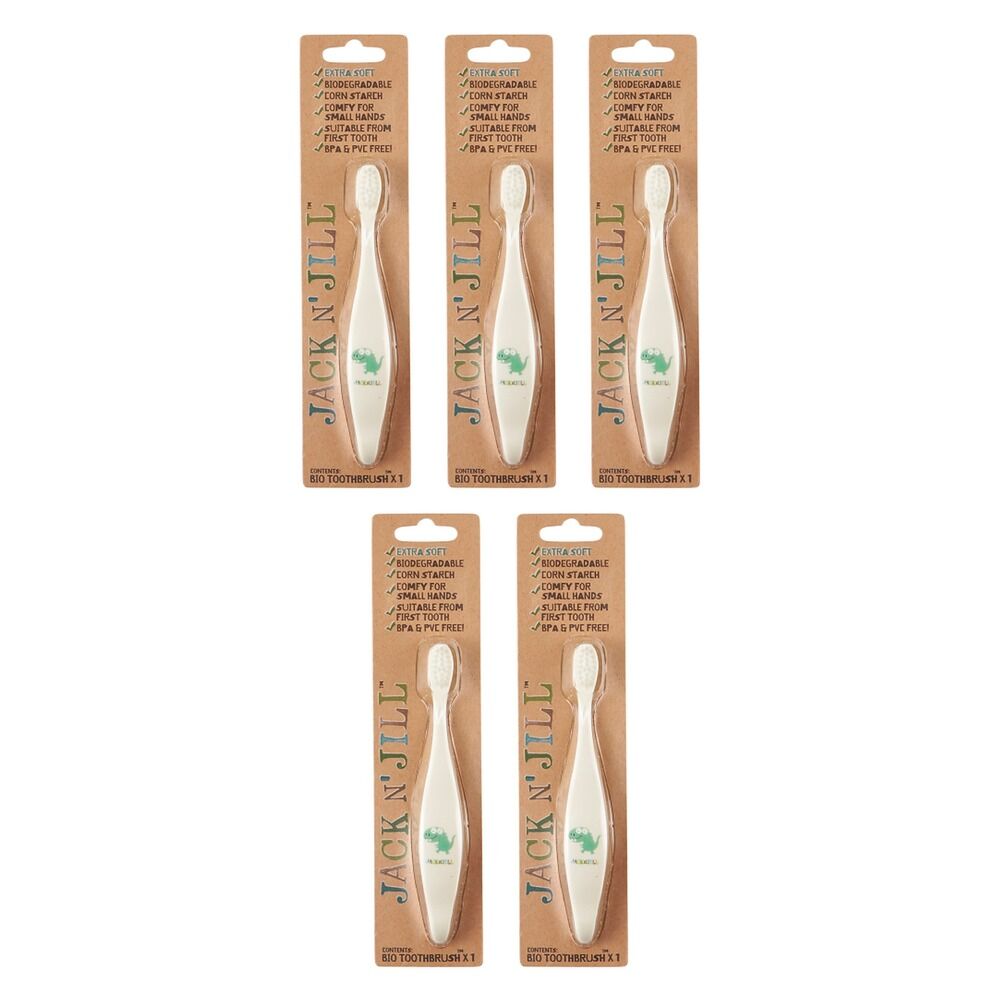 Jack N' Jill Bio Toothbrush Dino Pack of 5