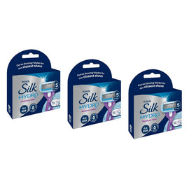Schick Silk Hydro Moisture Care Refill 4 Pack Bundle of 3