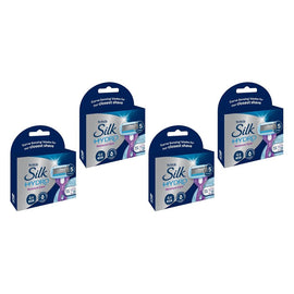Schick Silk Hydro Moisture Care Refill 4 Pack Bundle of 4
