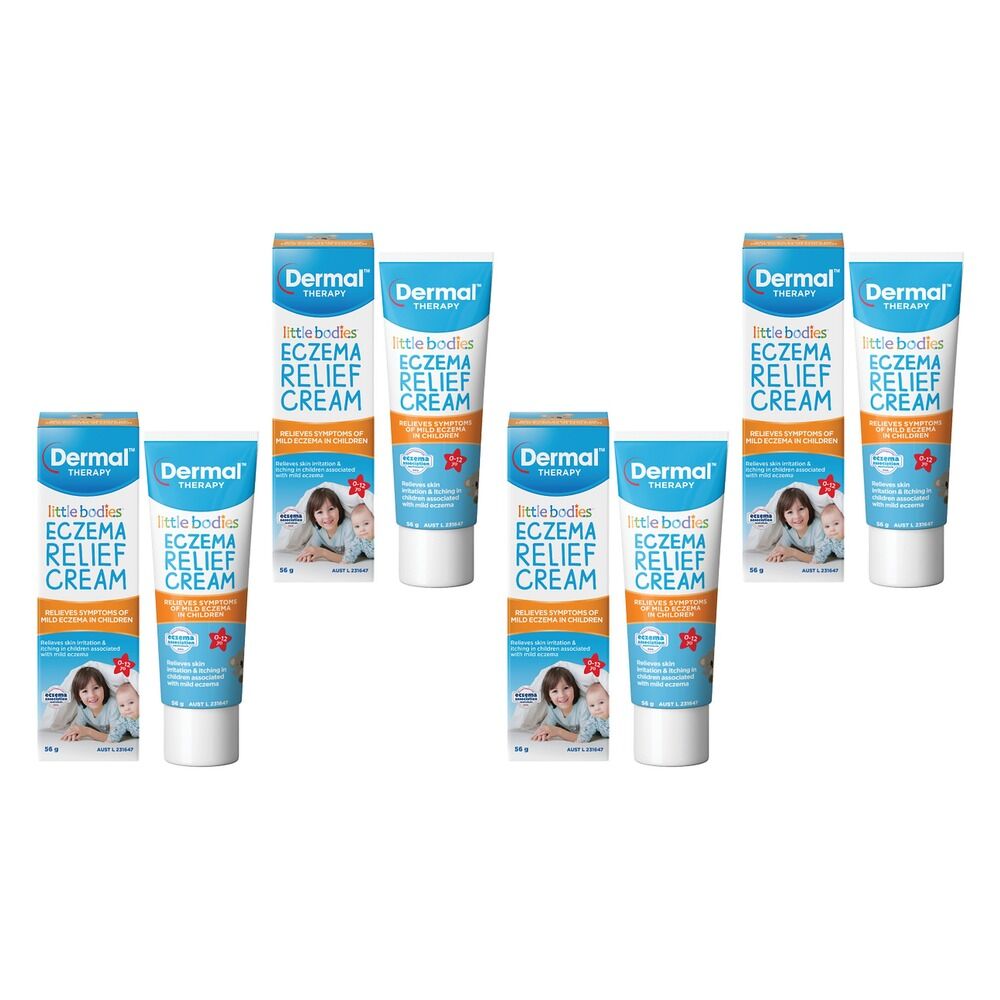 Little Bodies Eczema Relief Cream 56g Pack of 4