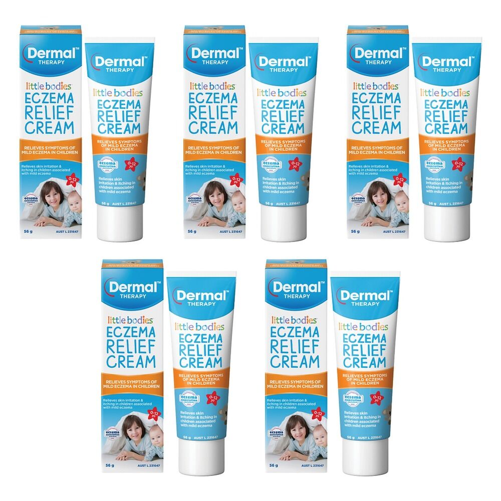 Little Bodies Eczema Relief Cream 56g Pack of 5