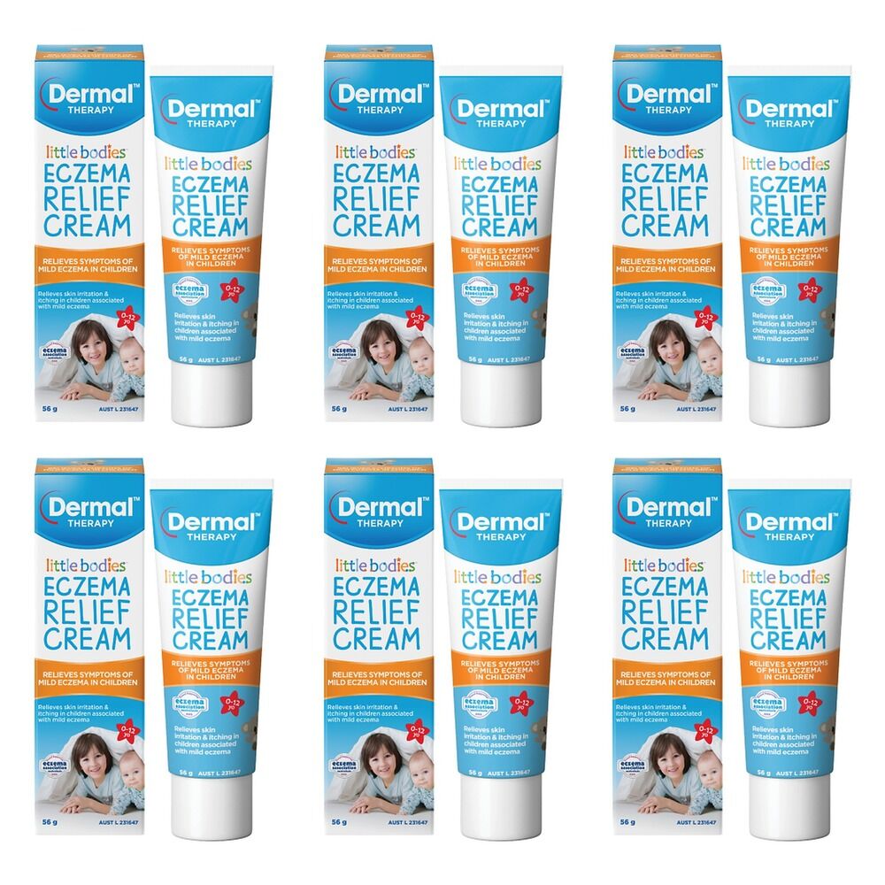 Little Bodies Eczema Relief Cream 56g Pack of 6