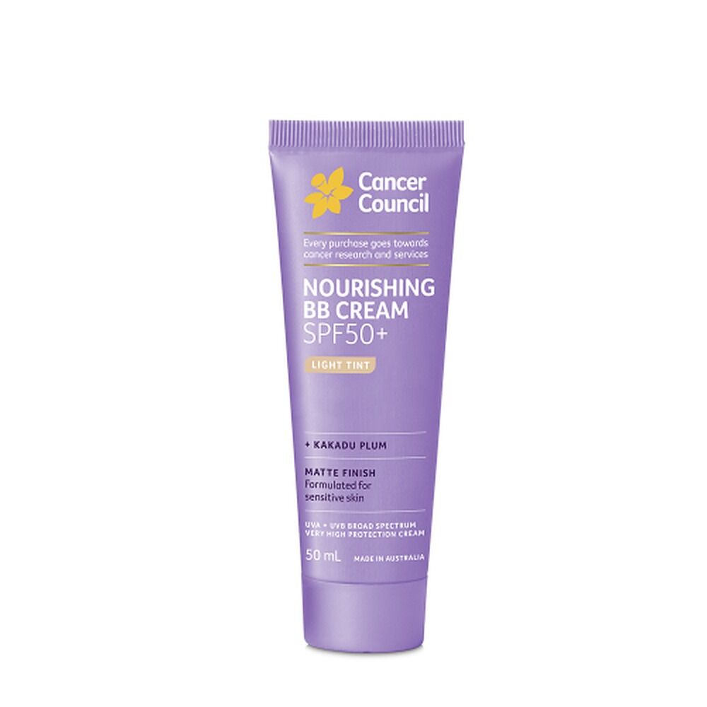 Cancer Council Face Day Wear BB Cream SPF 50+ Light Tint 50mL