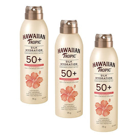 Hawaiian Tropic Silk Hydration Spray SPF50+ 175g Pack of 3