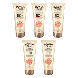 Hawaiian Tropic Silk Hydration Lotion SPF50+ 180mL Pack of 5