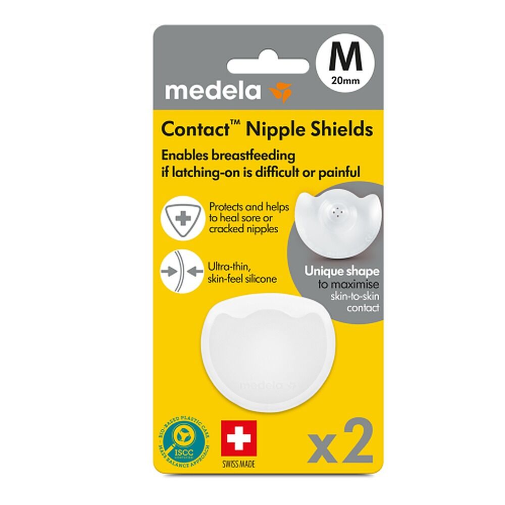 Medela Contact Nipple Shields Medium 2 Pack