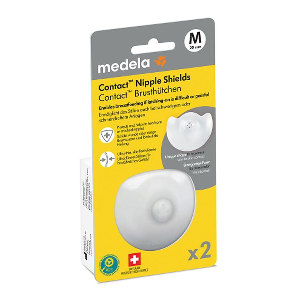 Medela Contact Nipple Shields Medium 2 Pack