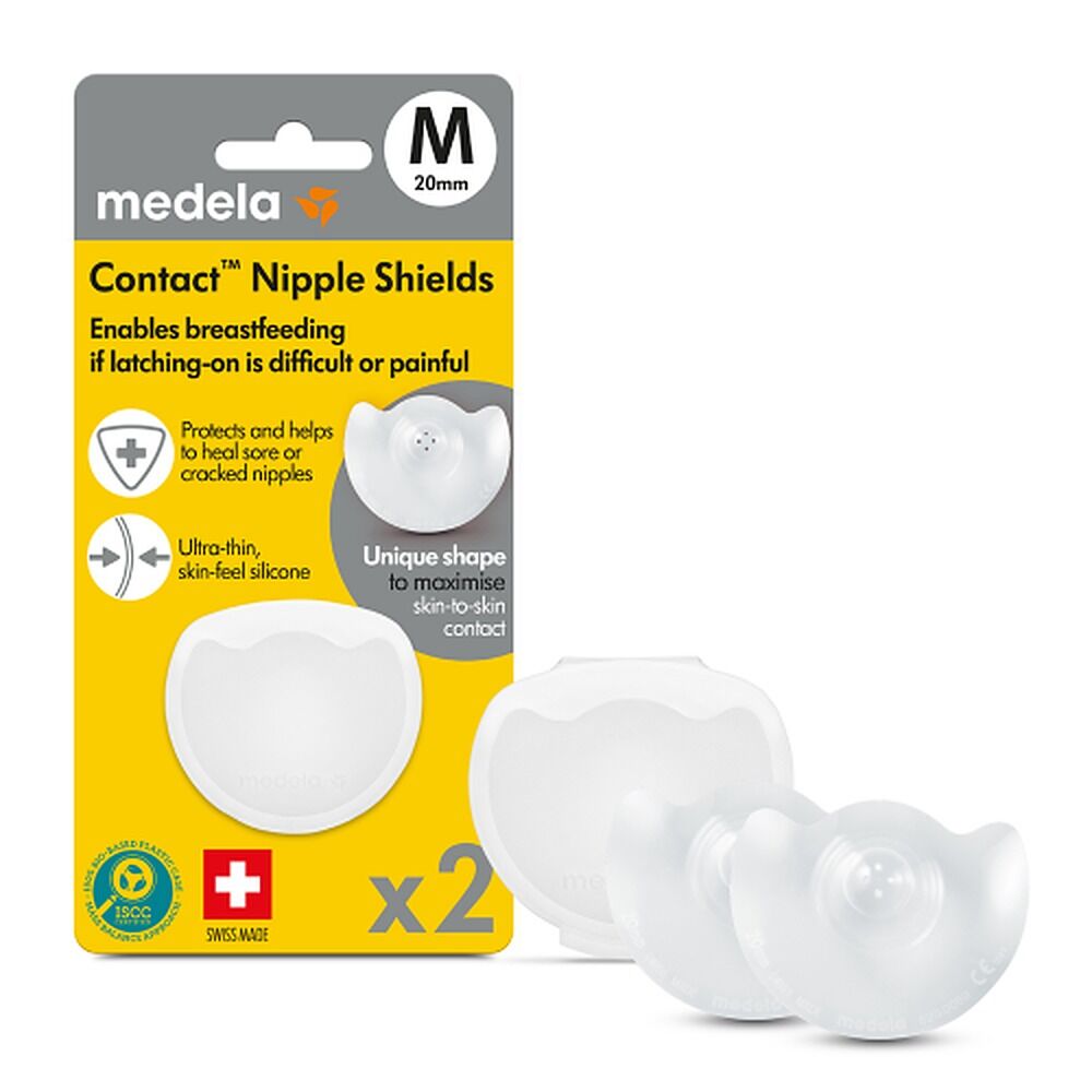 Medela Contact Nipple Shields Medium 2 Pack