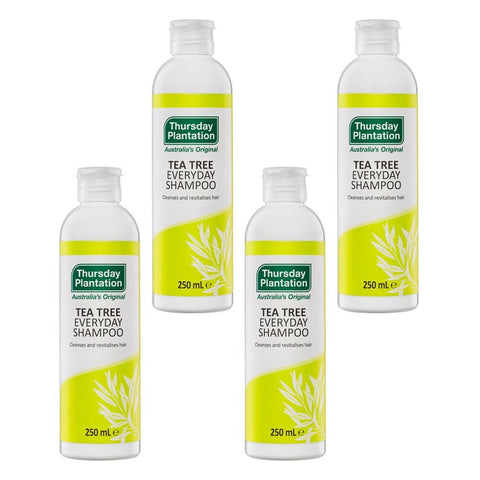 Thursday Plantation Tea Tree Everyday Shampoo 250mL Pack of 4