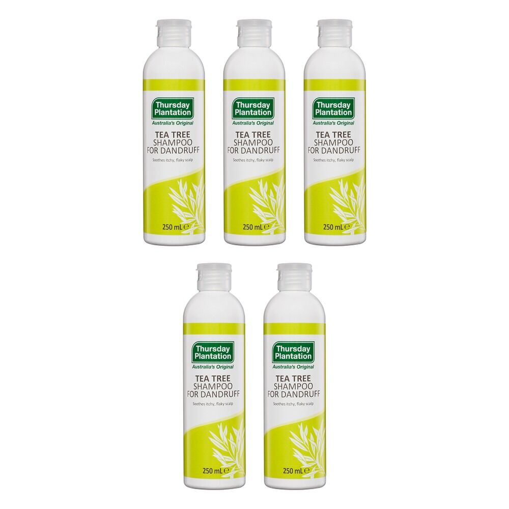 Thursday Plantation Tea Tree Shampoo For Dandruff 250mL Pack of 5