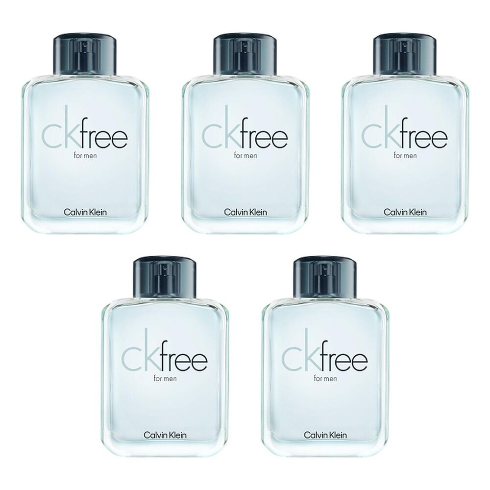 Calvin Klein Free For Men EDT 100mL Pack of 5
