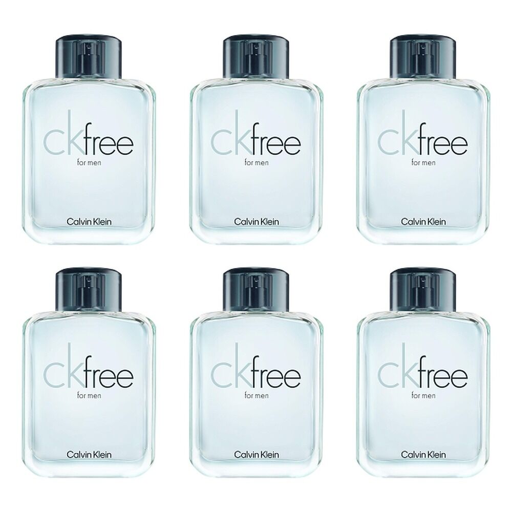 Calvin Klein Free For Men EDT 100mL Pack of 6