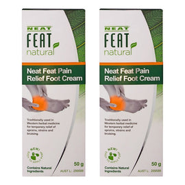 Neat Feat Nat Pain Relief Foot Cream 50g Pack of 2