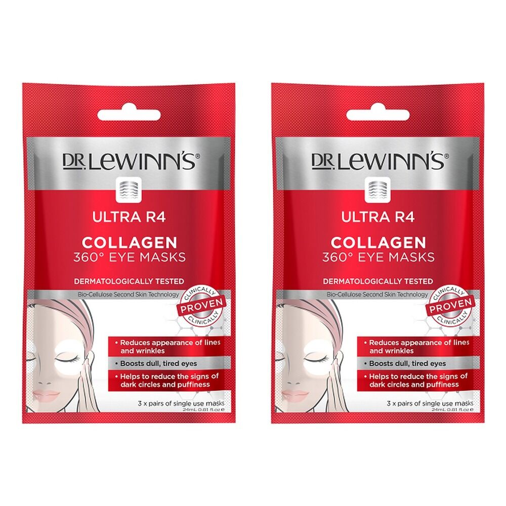 Dr. LeWinn's Ultra R4 Collagen 360 Eye Masks 3pk 24mL x 10 Bundle of 2
