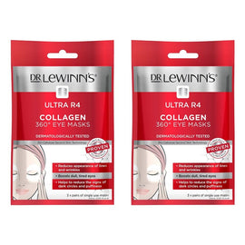 Dr. LeWinn's Ultra R4 Collagen 360 Eye Masks 3pk 24mL x 10 Bundle of 2