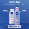 NIVEA Cherry Blossom & Jojoba Oil Body Lotion, 48h Moisture, 400mL