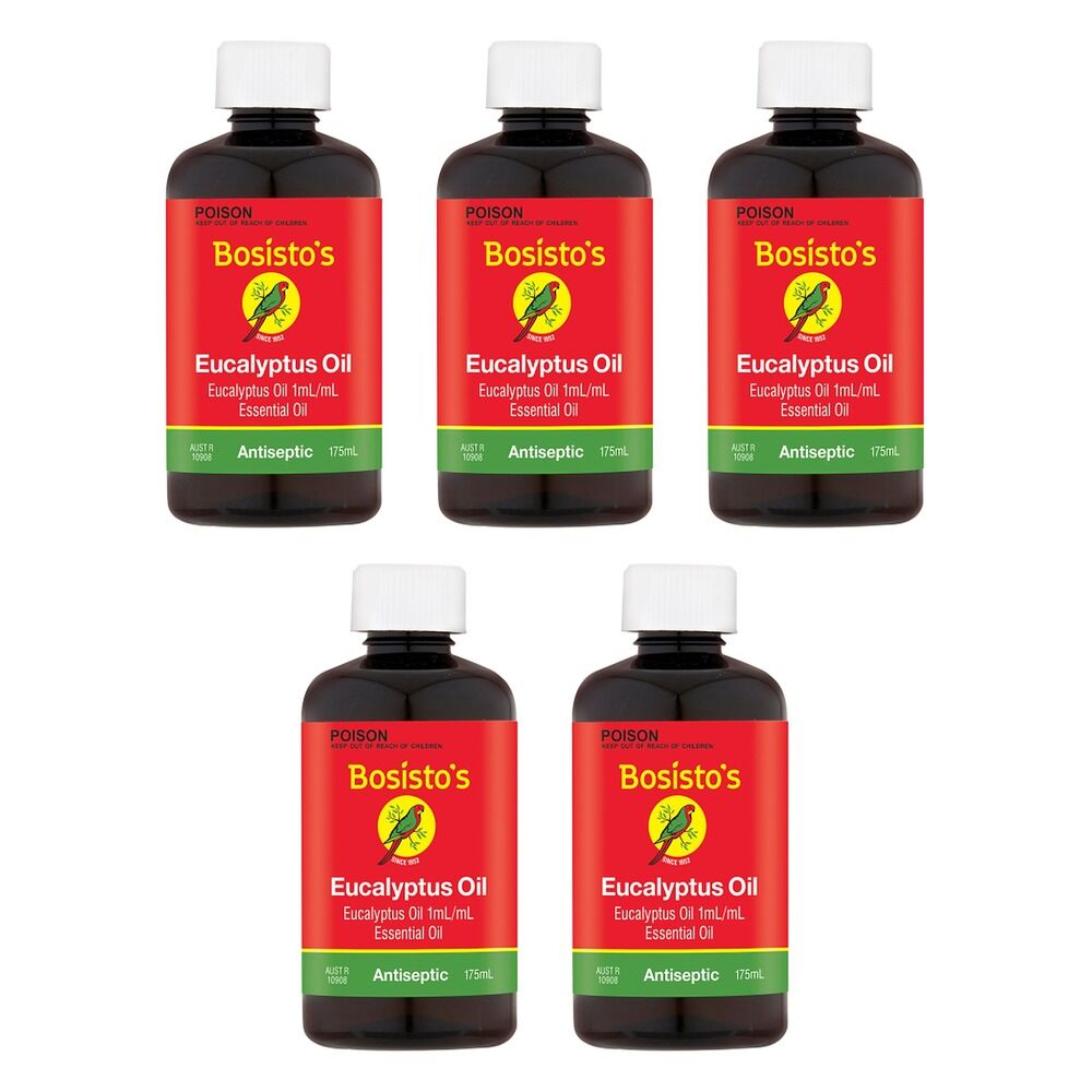 Bosisto's Eucalyptus Oil 175mL Pack of 5
